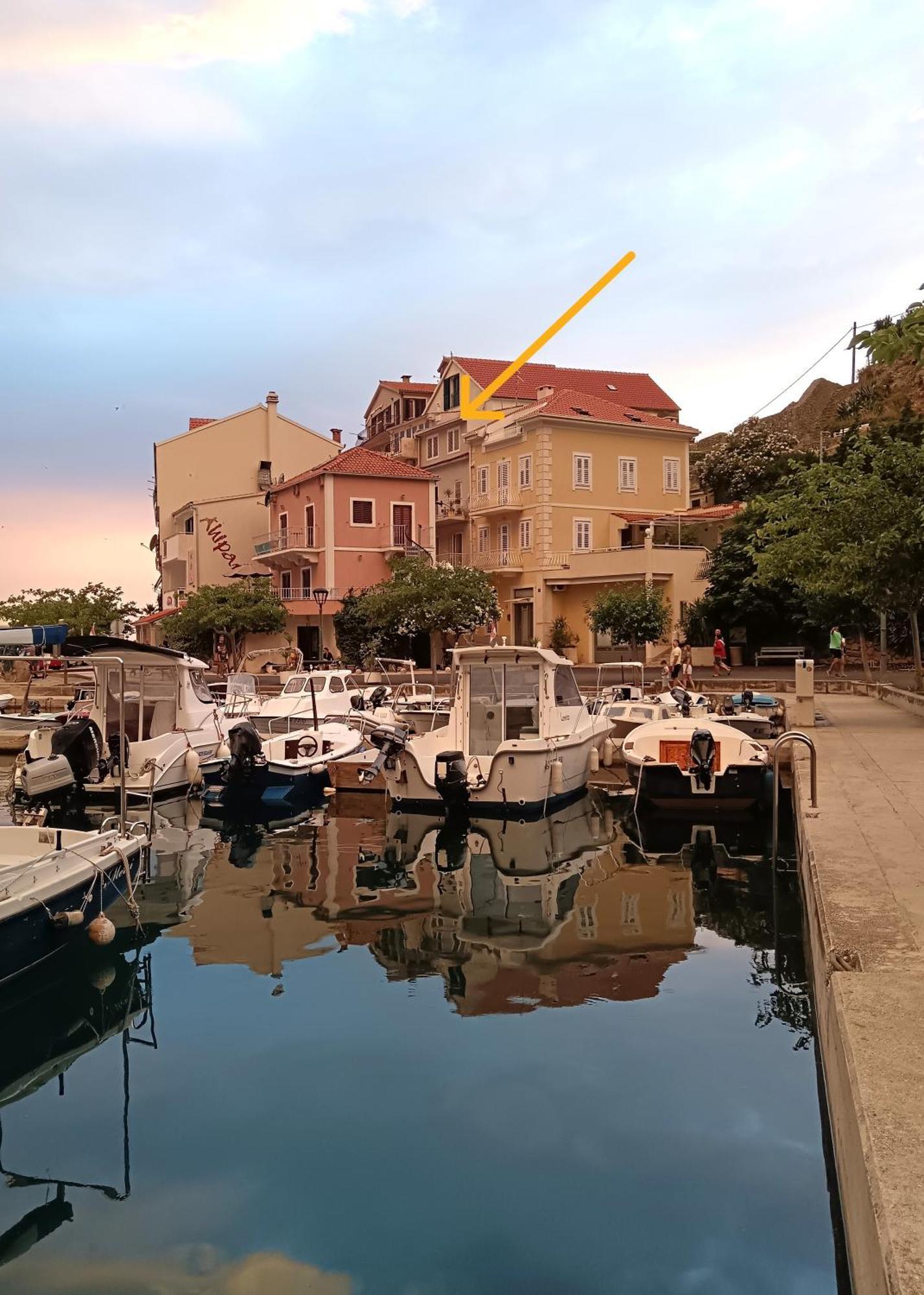 Studio With Magic View Podgora Ngoại thất bức ảnh